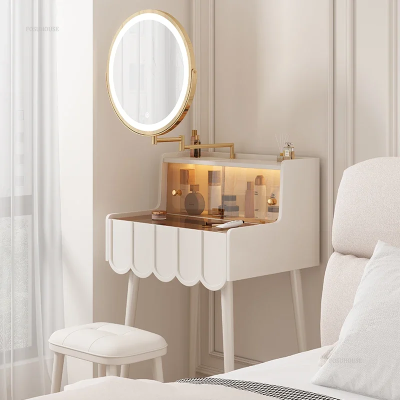 Bàn trang điểm Sang trọng Châu Âu Bàn trang điểm tại nhà Hiện đại đơn giản Bàn trang điểm Nội thất phòng ngủ Thiết kế sáng tạo Bộ trang điểm có gương - Hình 4 Bàn trang điểm Sang trọng Châu Âu Bàn trang điểm tại nhà Hiện đại đơn giản Bàn trang điểm Nội thất phòng ngủ Thiết kế sáng tạo Bộ trang điểm có gương - Hình 4