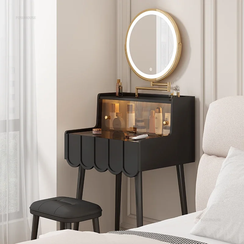 Bàn trang điểm Sang trọng Châu Âu Bàn trang điểm tại nhà Hiện đại đơn giản Bàn trang điểm Nội thất phòng ngủ Thiết kế sáng tạo Bộ trang điểm có gương Bàn trang điểm Sang trọng Châu Âu Bàn trang điểm tại nhà Hiện đại đơn giản Bàn trang điểm Nội thất phòng ngủ Thiết kế sáng tạo Bộ trang điểm có gương