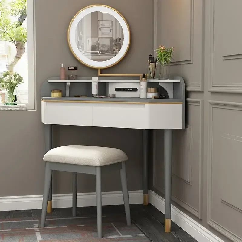 Bàn trang điểm Sang Trọng Châu Âu Tam Giác Vanity Phòng Ngủ Cao Cấp Công Suất Lớn Bàn Hiện Đại Ngăn Kéo Góc Tủ Áo Tiết Kiệm Không Gian Trang Điểm Nội Thất - Hình 3 Bàn trang điểm Sang Trọng Châu Âu Tam Giác Vanity Phòng Ngủ Cao Cấp Công Suất Lớn Bàn Hiện Đại Ngăn Kéo Góc Tủ Áo Tiết Kiệm Không Gian Trang Điểm Nội Thất - Hình 3