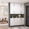 Bàn trang điểm Sang Trọng Tủ Quần Áo Tủ Tủ Chia Móc Treo Tủ Quần Áo Tủ Quần Áo Bảo Quản Meubles De Chambre Bàn Ghế Sân Vườn Bộ SQC