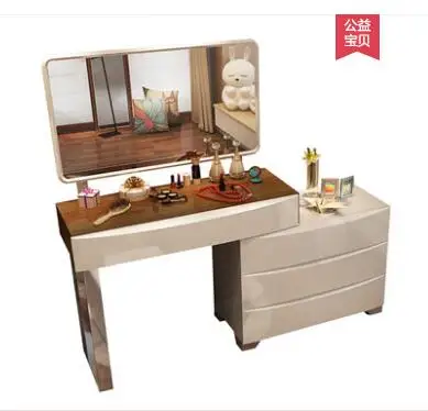 Bàn trang điểm sơn đơn giản hiện đại dành cho gia đình nhỏ bằng kính thiên văn mini bàn trang điểm bàn trang điểm Tủ TV . - Hình 2 Bàn trang điểm sơn đơn giản hiện đại dành cho gia đình nhỏ bằng kính thiên văn mini bàn trang điểm bàn trang điểm Tủ TV . - Hình 2