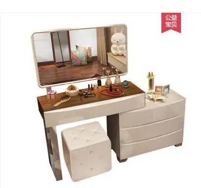 Bàn trang điểm sơn đơn giản hiện đại dành cho gia đình nhỏ bằng kính thiên văn mini bàn trang điểm bàn trang điểm Tủ TV . - Hình 3 Bàn trang điểm sơn đơn giản hiện đại dành cho gia đình nhỏ bằng kính thiên văn mini bàn trang điểm bàn trang điểm Tủ TV . - Hình 3