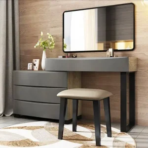 Bàn trang điểm sơn đơn giản hiện đại dành cho gia đình nhỏ bằng kính thiên văn mini bàn trang điểm bàn trang điểm Tủ TV .