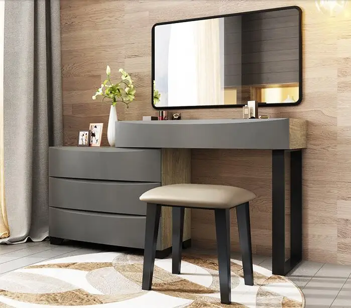Bàn trang điểm sơn đơn giản hiện đại dành cho gia đình nhỏ bằng kính thiên văn mini bàn trang điểm bàn trang điểm Tủ TV . Bàn trang điểm sơn đơn giản hiện đại dành cho gia đình nhỏ bằng kính thiên văn mini bàn trang điểm bàn trang điểm Tủ TV .