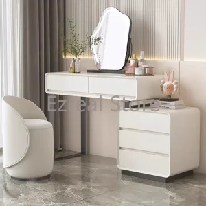 Bàn trang điểm Tối giản Châu Âu Vanity Bàn Ngăn Kéo Chứa Đồ Sang Trọng Hiện Đại Bàn Trang Điểm Người Tổ Chức Góc Tavolo Trucco Nội Thất Gia Đình LJ50DT - Hình 2