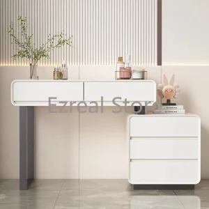 Bàn trang điểm Tối giản Châu Âu Vanity Bàn Ngăn Kéo Chứa Đồ Sang Trọng Hiện Đại Bàn Trang Điểm Người Tổ Chức Góc Tavolo Trucco Nội Thất Gia Đình LJ50DT - Hình 4