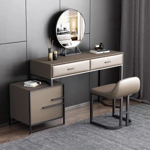 Bàn trang điểm Tối Giản Di Động Phân Bàn Trang Điểm Trang Điểm Sân Vườn Gỗ Phòng Khách Bàn Trang Điểm Châu Âu Mueble Dormitorio Nội Thất Phòng
