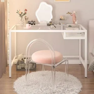 Bàn trang điểm Trang điểm Cà Phê Vanity Bàn Phụ Kiện Quần Áo Sang Trọng Hồ Sơ Phòng Tắm Phòng Ngủ Lối Vào Bàn Trang Điểm Kommode Nội Thất Salon - Hình 2