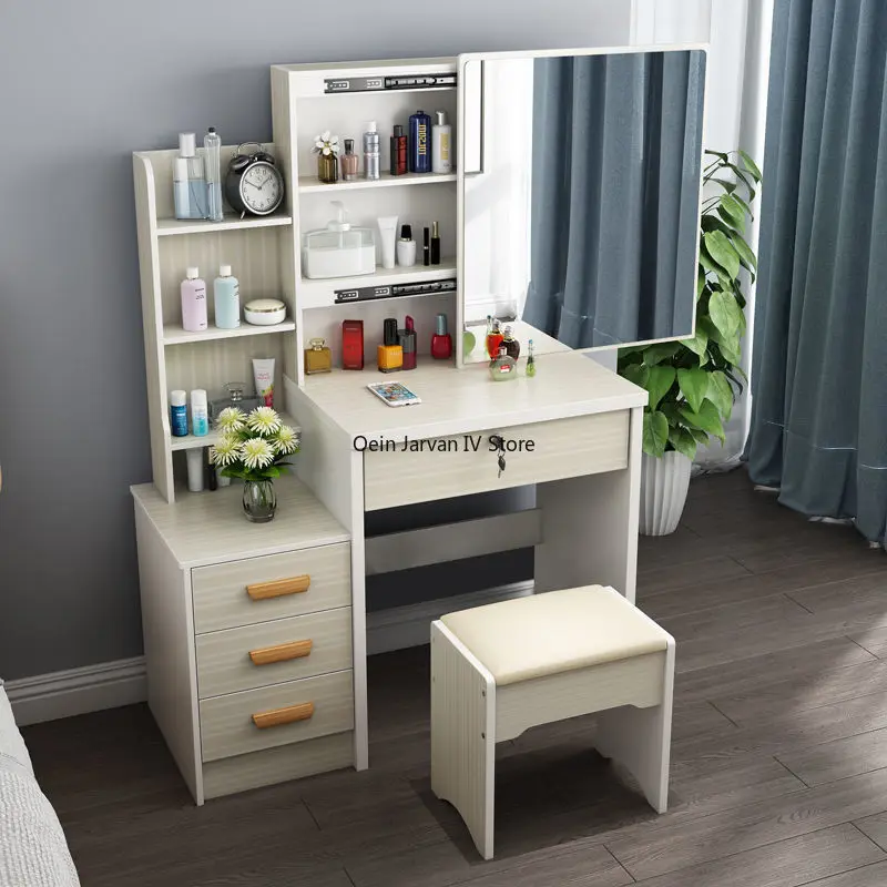 Bàn trang điểm Trang Điểm Đơn Giản Bàn Trang Điểm Gương Phân Bảo Quản Ngăn Kéo Hiện Đại Bàn Trang Điểm Bằng Gỗ Phòng Ngủ Tavolino Da Trucco Nội Thất Gia Đình - Hình 4 Bàn trang điểm Trang Điểm Đơn Giản Bàn Trang Điểm Gương Phân Bảo Quản Ngăn Kéo Hiện Đại Bàn Trang Điểm Bằng Gỗ Phòng Ngủ Tavolino Da Trucco Nội Thất Gia Đình - Hình 4