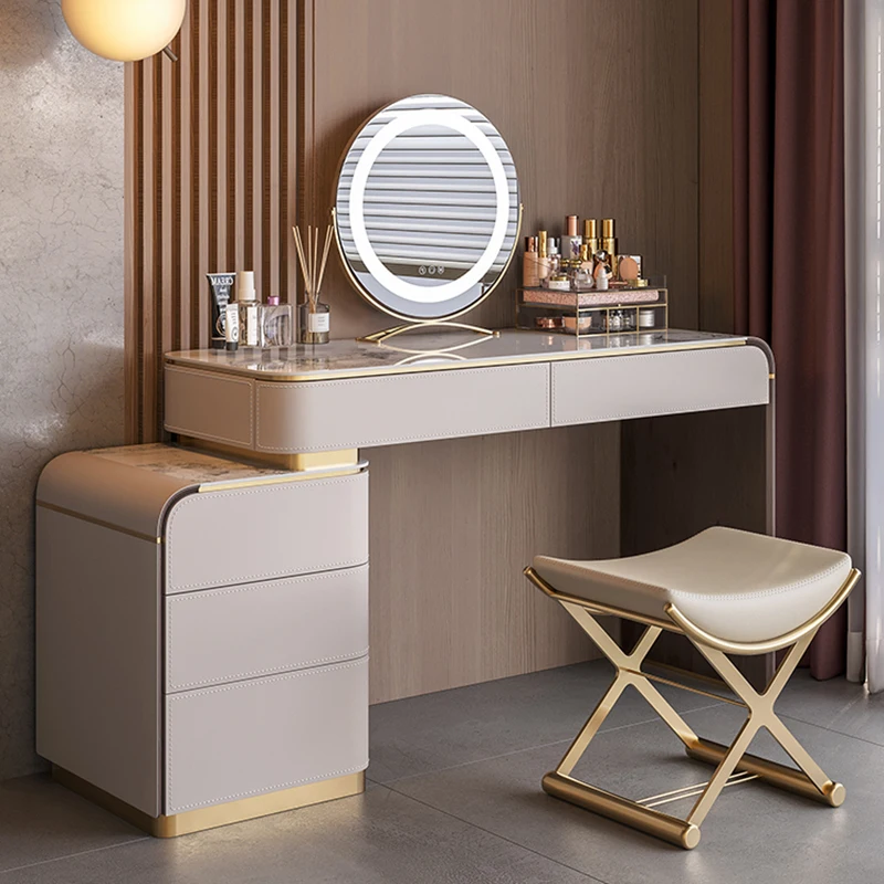 Bàn trang điểm Trang Điểm Hiện Đại Bàn Trang Điểm Ghế Cao Cấp Ngăn Kéo Đèn Tủ Bảo Quản Tối Giản Người Tổ Chức Tocador Mueble Nội Thất LJ50DT - Hình 4 Bàn trang điểm Trang Điểm Hiện Đại Bàn Trang Điểm Ghế Cao Cấp Ngăn Kéo Đèn Tủ Bảo Quản Tối Giản Người Tổ Chức Tocador Mueble Nội Thất LJ50DT - Hình 4