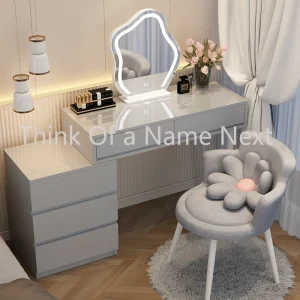 Bàn trang điểm Trang Điểm Ngăn Kéo Bàn Trang Điểm Đầu Giường Bảo Quản Bàn Phòng Khách Bàn Trang Điểm Đựng Mỹ Phẩm Penteadeira Camarim Nội Thất Phòng Ngủ - Hình 4