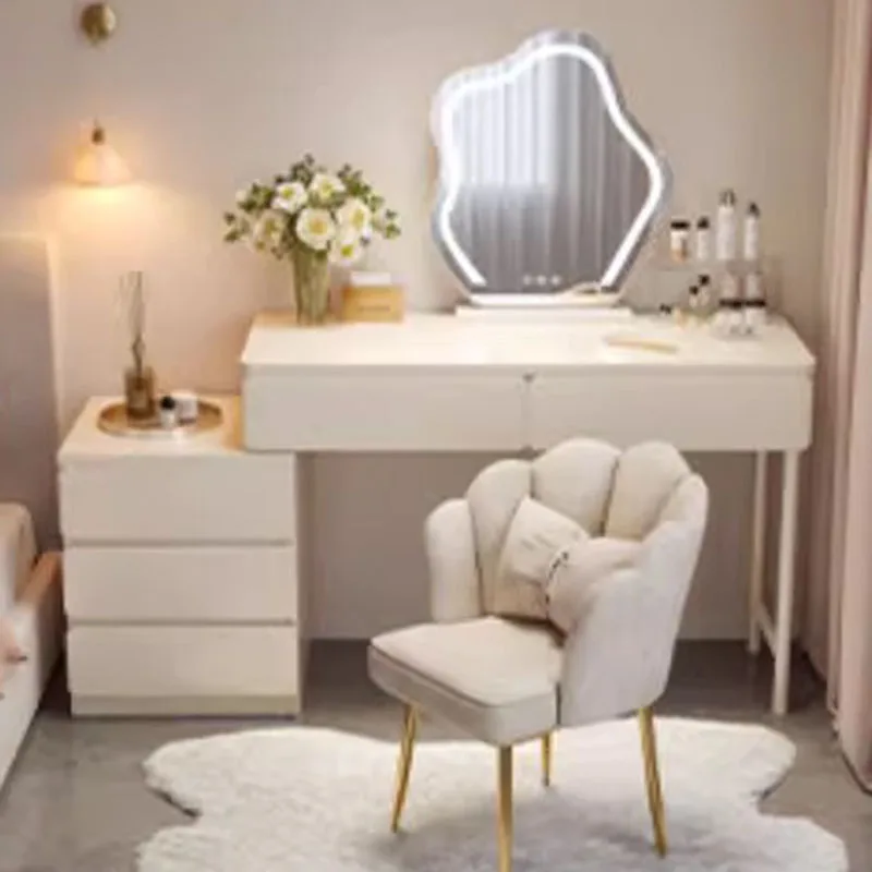 Bàn trang điểm Trang Điểm Phòng Ngủ Bàn Trang Điểm Hiện Đại Tối Giản Gương Phòng Khách Bàn Trang Điểm Lớn Cao Cấp Tocador Maquillaje Nội Thất - Hình 3 Bàn trang điểm Trang Điểm Phòng Ngủ Bàn Trang Điểm Hiện Đại Tối Giản Gương Phòng Khách Bàn Trang Điểm Lớn Cao Cấp Tocador Maquillaje Nội Thất - Hình 3