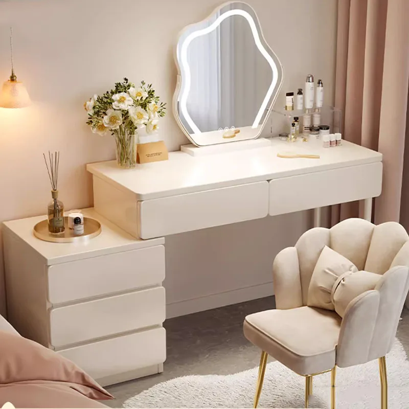 Bàn trang điểm Trang Điểm Phòng Ngủ Bàn Trang Điểm Hiện Đại Tối Giản Gương Phòng Khách Bàn Trang Điểm Lớn Cao Cấp Tocador Maquillaje Nội Thất - Hình 4 Bàn trang điểm Trang Điểm Phòng Ngủ Bàn Trang Điểm Hiện Đại Tối Giản Gương Phòng Khách Bàn Trang Điểm Lớn Cao Cấp Tocador Maquillaje Nội Thất - Hình 4