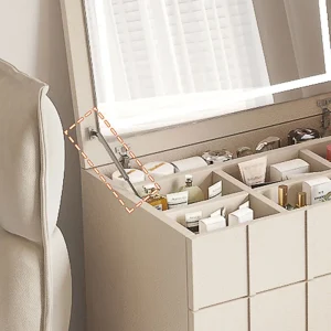 Bàn trang điểm Trắng Ngăn Kéo Bàn Trang Điểm Gương Phân Thiết Kế Gỗ Hiện Đại Bàn Trang Điểm Khách sạn Nữ Phòng Ngủ Mesa De Maquillaje Nội Thất - Hình 4