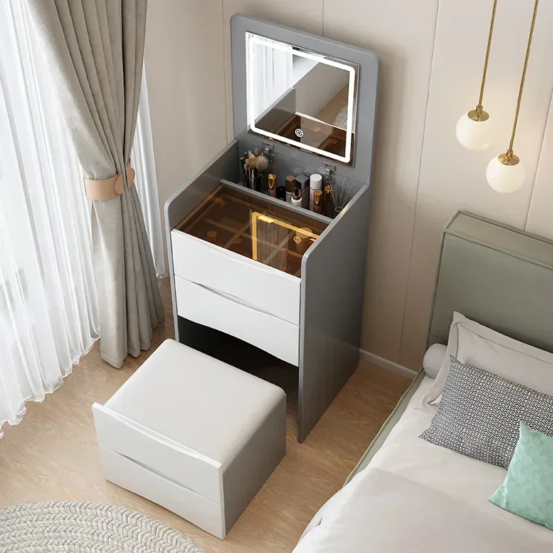 Bàn trang điểm Trắng Sang Trọng Tủ Vanity Gương Ngăn Kéo Phòng Ngủ Tối Giản Phòng Trang Điểm Đèn Bàn Ngăn Kéo Schminktisch Vật Dụng Gia Đình Bàn trang điểm Trắng Sang Trọng Tủ Vanity Gương Ngăn Kéo Phòng Ngủ Tối Giản Phòng Trang Điểm Đèn Bàn Ngăn Kéo Schminktisch Vật Dụng Gia Đình