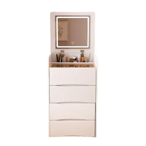 Bàn trang điểm Trắng Sang Trọng Tủ Vanity Gương Ngăn Kéo Phòng Ngủ Trang Điểm Tối Giản Châu Âu Coiffeuse Phòng Khách Comoda Pra Quarto Trang Trí - Hình 2