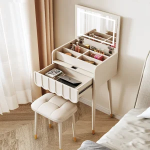 Bàn trang điểm Trắng Sang Trọng Tủ Vườn Kim Loại Châu Âu Họa Tiết Cao Cấp Tủ Văn Phòng Giá Rẻ Cajoneras Dormitorio Nội Thất Phòng Ngủ WJ25XP