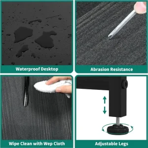 Bàn trang điểm Tủ 10 Ngăn Kéo - Tháp Chứa Vải, Hộp Sắp Xếp, Khung Thép Chắc Chắn, Mặt Gỗ & Kéo Dễ Dàng - Hình 4