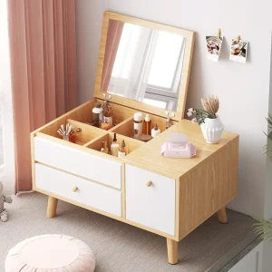 Bàn trang điểm Tủ Bảo Quản Mỹ Phẩm Bàn Trang Điểm Máy Làm Tóc Tủ Quần Áo Nội Thất Phòng Ngủ Bàn Trang Điểm Có Gương Ghế Vanity Để Bàn Bảo Quản