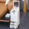 Bàn trang điểm Tủ đựng đồ siêu nhỏ tích hợp tủ đựng quần áo mini đa năng Tiktok bàn trang điểm cửa sổ lật