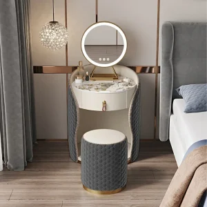 Bàn trang điểm Tủ hiện đại Bàn trang điểm Trang điểm Phòng ngủ Bàn trang điểm sang trọng Ngăn kéo Ghế Góc Trang sức vestidores Nội thất phong cách Trung Hoa