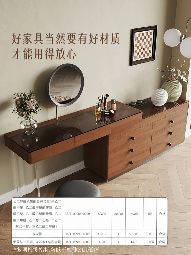 Bàn trang điểm Tủ ngăn kéo có thể thu vào Góc tích hợp Tủ đựng quần áo cao cấp có sức chứa lớn - Hình 4 Bàn trang điểm Tủ ngăn kéo có thể thu vào Góc tích hợp Tủ đựng quần áo cao cấp có sức chứa lớn - Hình 4
