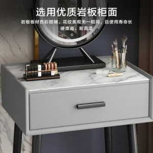 Bàn trang điểm Tủ quần áo bằng đá Phòng ngủ Tối giản hiện đại Bàn trang điểm nhỏ Giá cả phải chăng Tủ quần áo phong cách sang trọng - Hình 3