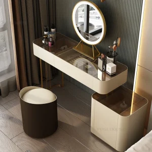 Bàn Trang Điểm Tủ Quần Áo Khách sạn Nội Thất Gia Đình Châu Âu Vanity - Hình 2