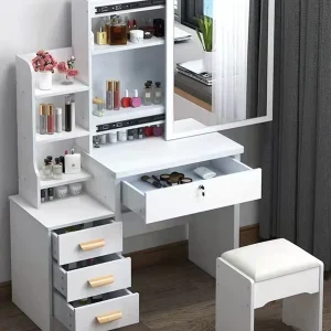Bàn trang điểm Tủ quần áo phòng ngủ đơn giản trực tuyến nổi tiếng tủ đựng đồ cỡ nhỏ bàn trang điểm đa năng