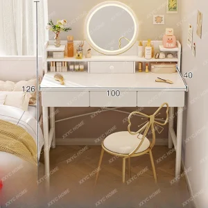 Bàn trang điểm Tủ quần áo Phòng ngủ Nhỏ hiện đại Tủ đựng đồ đơn giản phòng nhỏ Tủ quần áo Bàn trang điểm thông minh