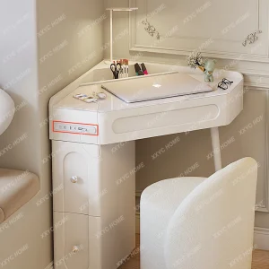 Bàn trang điểm Tủ quần áo Tam giác Bàn trang điểm nhỏ Phòng ngủ Góc đơn giản Tủ ngăn kéo - Hình 2