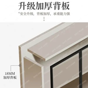 Bàn trang điểm Tủ quần áo Tủ ngăn kéo Phòng ngủ Tủ quần áo gỗ nguyên khối Tích hợp Tối giản hiện đại - Hình 3