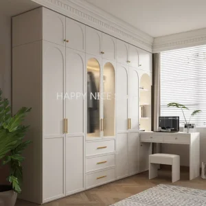 Bàn trang điểm Tủ Quần Áo Tủ Quần Áo Quần Áo Người Tổ Chức Tấm Dán Tường Tủ Quần Áo Tủ Hồ Sơ Gỗ Armario Nội Thất Phòng Ngủ - Hình 3