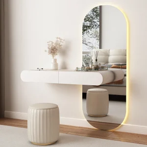 Bàn trang điểm Tủ treo Gương lớn Đèn bàn trang điểm Sang trọng Hiện đại Đơn giản Treo tường - Hình 3