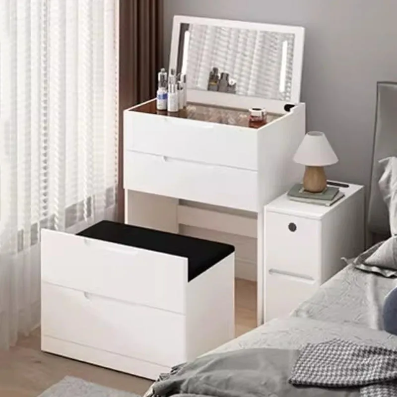Bàn trang điểm Vanity Đa Năng Bàn Trang Điểm Phòng Ngủ cho nữ Trang Điểm Ngăn Kéo Bàn Trang Điểm Phân Hiện Đại Penteadeira De Maquiagem Nội Thất - Hình 3 Bàn trang điểm Vanity Đa Năng Bàn Trang Điểm Phòng Ngủ cho nữ Trang Điểm Ngăn Kéo Bàn Trang Điểm Phân Hiện Đại Penteadeira De Maquiagem Nội Thất - Hình 3