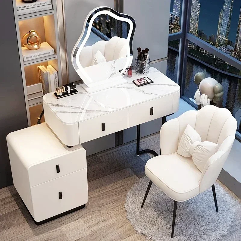 Bàn trang điểm Vanity Mirror Tủ Nữ Trang Điểm Trắng Tủ Thoải Mái cho nữ Nhỏ Penteadeira Para Quarto Nội Thất Phòng Ngủ - Hình 2 Bàn trang điểm Vanity Mirror Tủ Nữ Trang Điểm Trắng Tủ Thoải Mái cho nữ Nhỏ Penteadeira Para Quarto Nội Thất Phòng Ngủ - Hình 2