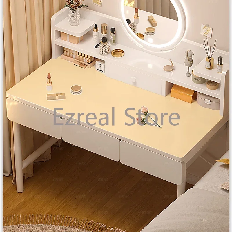 Bàn trang điểm Vanity Trắng Bàn Trang Điểm Gương Led Hiện Đại Tối Giản Bàn Trang Điểm Nhà Tổ Chức Góc Tavoli Da Trucco Nội Thất Gia Đình LJ50DT - Hình 3 Bàn trang điểm Vanity Trắng Bàn Trang Điểm Gương Led Hiện Đại Tối Giản Bàn Trang Điểm Nhà Tổ Chức Góc Tavoli Da Trucco Nội Thất Gia Đình LJ50DT - Hình 3