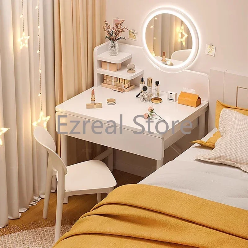 Bàn trang điểm Vanity Trắng Bàn Trang Điểm Gương Led Hiện Đại Tối Giản Bàn Trang Điểm Nhà Tổ Chức Góc Tavoli Da Trucco Nội Thất Gia Đình LJ50DT Bàn trang điểm Vanity Trắng Bàn Trang Điểm Gương Led Hiện Đại Tối Giản Bàn Trang Điểm Nhà Tổ Chức Góc Tavoli Da Trucco Nội Thất Gia Đình LJ50DT