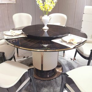 Bàn tròn đá cẩm thạch cao cấp sang trọng - Hình 2