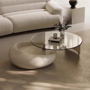 Bánh Xe Tối Giản Bàn Cà Phê Thiết Kế Thẩm Mỹ Sang Trọng Hiện Đại Bên Bàn Di Động Chuyển Đổi Couchtisch Nội Thất Phòng Khách - Hình 2
