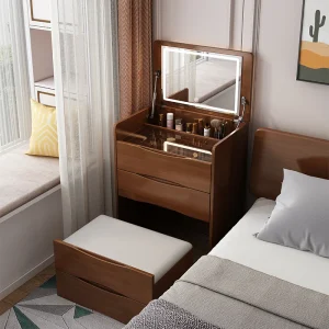 Bảo Quản Gương Bàn Trang Điểm Phòng Ngủ Trang Điểm Hiện Đại Ngăn Kéo Bàn Trang Điểm Cao Cấp Châu Âu Penteadeiras De Maquiagem Nội Thất - Hình 2