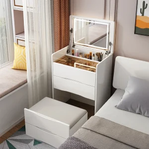 Bảo Quản Gương Bàn Trang Điểm Phòng Ngủ Trang Điểm Hiện Đại Ngăn Kéo Bàn Trang Điểm Cao Cấp Châu Âu Penteadeiras De Maquiagem Nội Thất - Hình 3