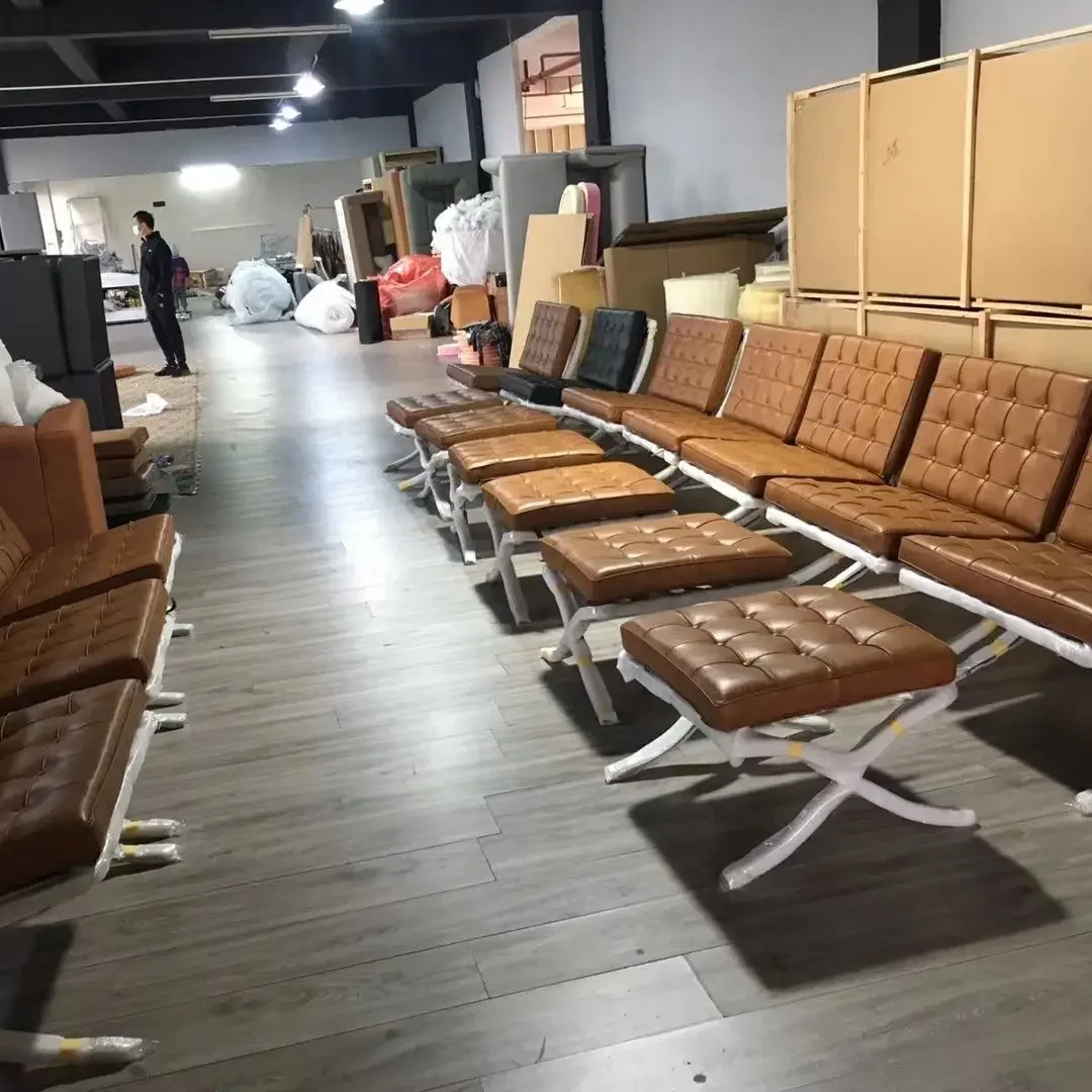 Barcelona Ghế Thiết Kế Nhà Phòng Khách Ban Công Retro Ghế Giải Trí Da Hiện Đại Đơn Giản Ghế Sofa Đơn - Hình 3 Barcelona Ghế Thiết Kế Nhà Phòng Khách Ban Công Retro Ghế Giải Trí Da Hiện Đại Đơn Giản Ghế Sofa Đơn - Hình 3
