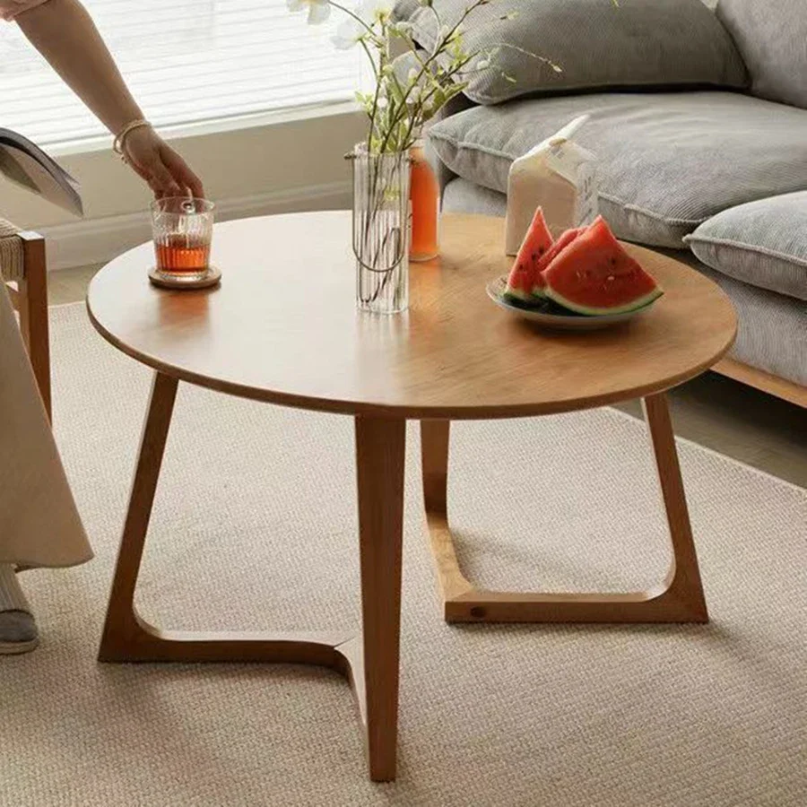 Bên Bàn Phòng Khách Trung Tâm Salon Gỗ Cà Phê Bắc Âu Tay Cầm Bàn Tròn Nhỏ Mesa Phụ Trợ Nội Thất Sân Vườn CJ0704 - Hình 4 Bên Bàn Phòng Khách Trung Tâm Salon Gỗ Cà Phê Bắc Âu Tay Cầm Bàn Tròn Nhỏ Mesa Phụ Trợ Nội Thất Sân Vườn CJ0704 - Hình 4