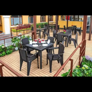 Bộ bàn ăn Wfs, Ghế, Bộ bàn, Bộ bàn Ghế sân hiên, 5 món, Lỗ ô, Sân hiên, Bãi cỏ, Sân vườn, Cà phê espresso (Espresso) - Hình 2