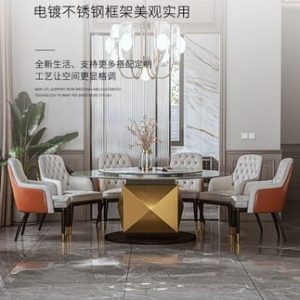 Bộ bàn ghế ăn kiểu Trung Quốc mới sang trọng hộ gia đình nhỏ căn hộ nhỏ bằng gỗ rắn đồ nội thất bàn ăn đôi tự nhiên đa chức năng - Hình 3
