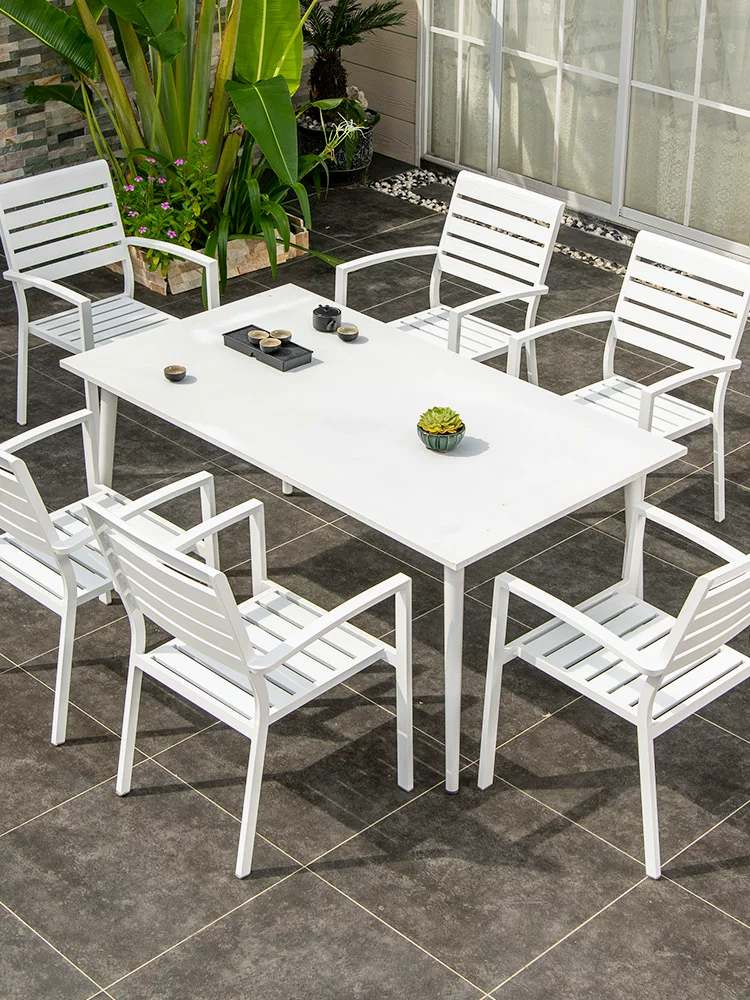 Bộ bàn ghế giải trí bằng thép carbon ngoài trời - Bàn ghế sân vườn biệt thự ngoài trời ban công, sân trong, bộ bàn ghế thép carbon có kính Bộ bàn ghế giải trí bằng thép carbon ngoài trời - Bàn ghế sân vườn biệt thự ngoài trời ban công, sân trong, bộ bàn ghế thép carbon có kính