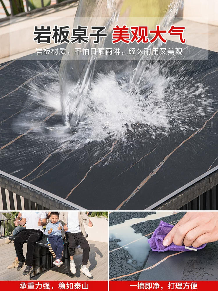 Bộ bàn ghế ngoài trời, ghế mây giải trí ngoài trời, bàn cà phê sân vườn chứa đồ ngoài trời, ban công bộ ba món đơn giản. - Hình 4 Bộ bàn ghế ngoài trời, ghế mây giải trí ngoài trời, bàn cà phê sân vườn chứa đồ ngoài trời, ban công bộ ba món đơn giản. - Hình 4