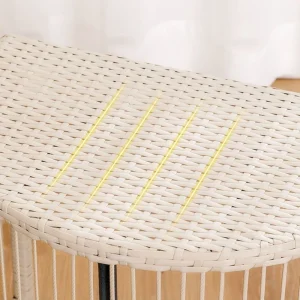 Bộ bàn ghế nhỏ 2 chỗ ngồi bằng nhựa PE chống nước sân vườn Trà trang trí Bàn cà phê Tiết kiệm không gian - Hình 3