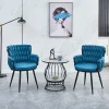 Bộ bàn ghế sân vườn dệt đơn giản hiện đại Bộ bàn ghế ban công giải trí Phong cách Châu Âu Bộ bàn ghế ngoài trời Bộ sân vườn và sân thượng